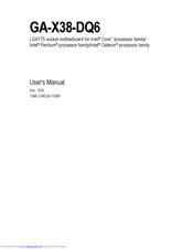 Gigabyte GA-X38-DQ6 User Manual