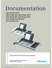 Siemens OpenStage Key Module Operating Manual