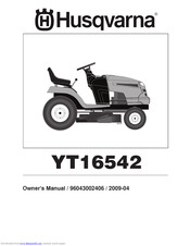 Husqvarna YT16542/96043002406 Owner's Manual