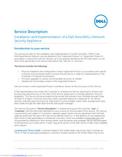 Dell SonicWALL Installation And Implementation