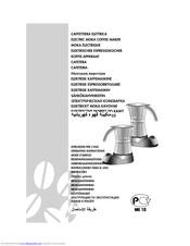 Delonghi ELECTRIC MOKA COFFEE MAKER Operating Instructions Manual