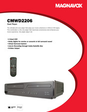 Magnavox CMWD2206 A Product Specifications