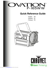 Chauvet VATION F-165WW Quick Reference Manual
