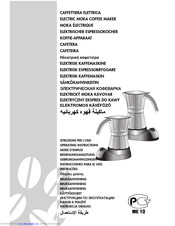 Delonghi ELECTRIC MOKA COFFEE MAKER Operating Instructions Manual