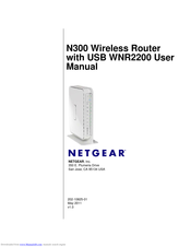 NETGEAR WNR2200 User Manual