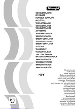 Delonghi HVY Series Instructions Manual