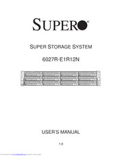 Supero 6027R-E1R12N User Manual