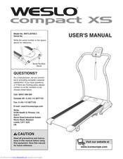 Weslo Compact XS WETL20708.0 User Manual