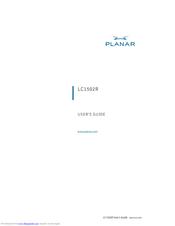 Planar LC1502R SERIES User Manual