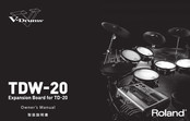 ROLAND V-Drums TDW-20 Owner's Manual