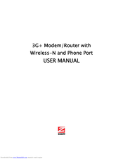Zoom 3G+ Modem/Router User Manual