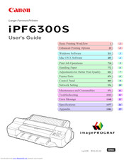 Canon imagePROGRAF iPF6300S User Manual