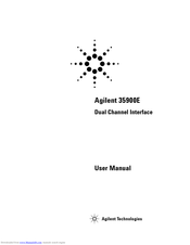 Agilent Technologies Agilent 35900E User Manual