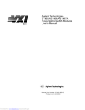 Agilent Technologies E1466A User Manual