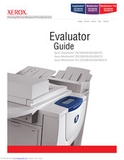 Xerox CopyCentre 245 Evaluator Manual