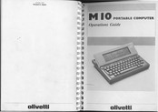 Olivetti M10 Operation Manual