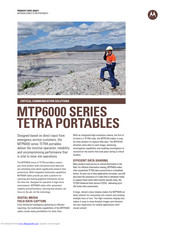 Motorola. MTP6000 SERIES Product Spec Sheet