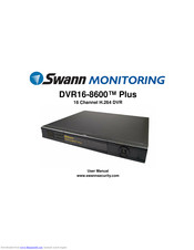 Swann DVR16-8600 Plus User Manual