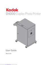Kodak D4000 User Giude