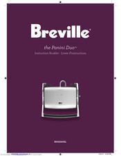 Breville BSG520XL Instruction Booklet