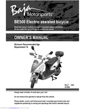 Baja motorsports BE500 Owner's Manual
