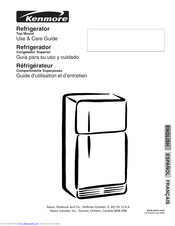 Kenmore Refrigerator Use & Care Manual