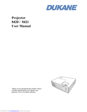 Dukane 8421 User Manual
