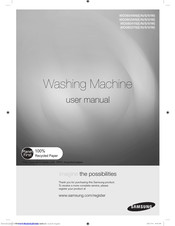 SAMSUNG WD0804W8 series User Manual