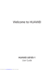 Huawei U8185-1 User Manual