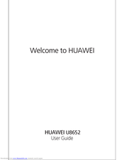 Huawei AT&T Fusion U8652 User Manual