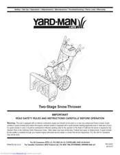 Yard-Man 31AE6GKF500 User Manual