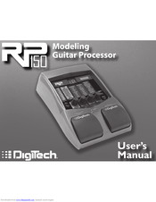 DigiTech RP150 User Manual