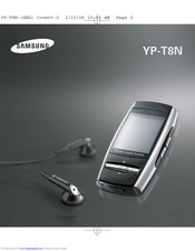 SAMSUNG YP-T8N Owner's Instructions Manual