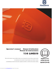 Husqvarna 136 LiHD50 Operator's Manual