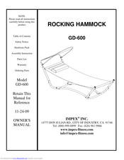 Impex GD-600 Owner's Manual