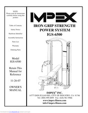Impex IGS-6500 Owner's Manual