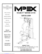 Impex MARCY MWM-1509 Owner's Manual