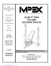 Impex MARCY PRO PM-4200 Owner's Manual