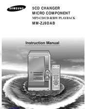SAMSUNG MM-ZJ9DAB Instruction Manual