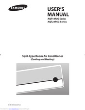 SAMSUNG AQT18PJG Series User Manual