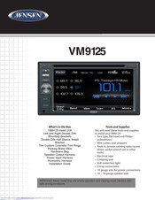Jensen VM9125 Installation Manual