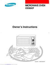 SAMSUNG CE305CF Owner's Instructions Manual
