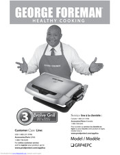 George Foreman GRP4EPC Use And Care Book Manual