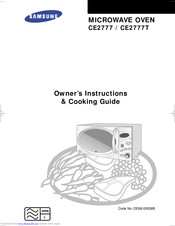 SAMSUNG CE2777T Owner's Instructions And Cooking Manual