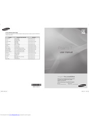 SAMSUNG PS42A410 User Manual