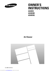 SAMSUNG AC401B Owner's Instructions Manual