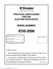 Dimplex EOS-2006 Practical User's Manual
