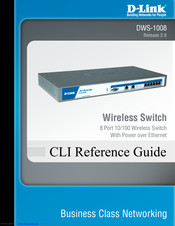 D-Link DWS-1008 Cli Reference Manual
