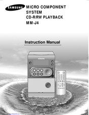 SAMSUNG MM-J4 Instruction Manual