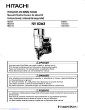 Hitachi NV 83A3 Instruction And Safety Manual